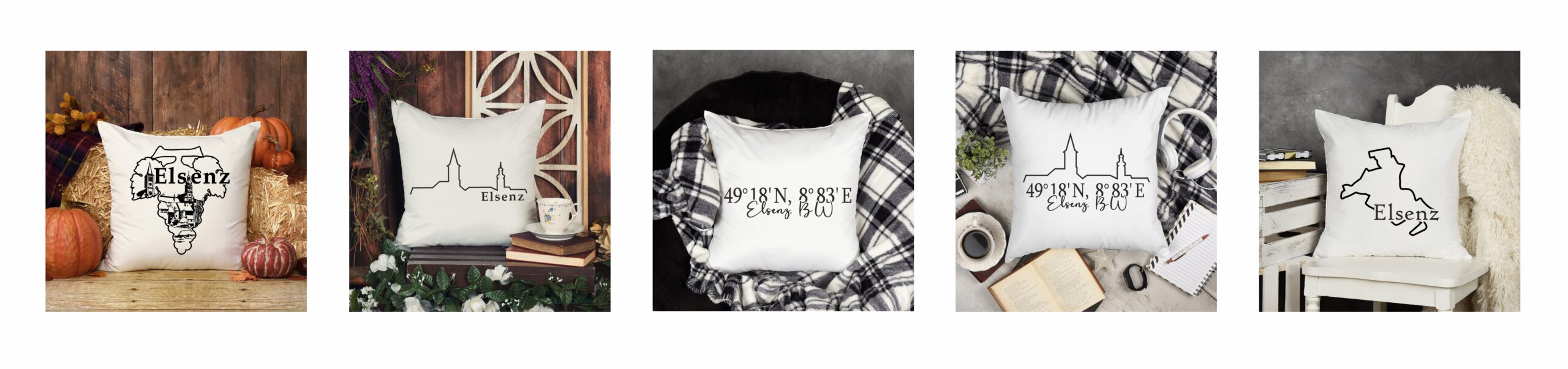 Elsenz Kissen-kollektion-traube-skyline-koordinaten-umriss-nicklasart-merchandise